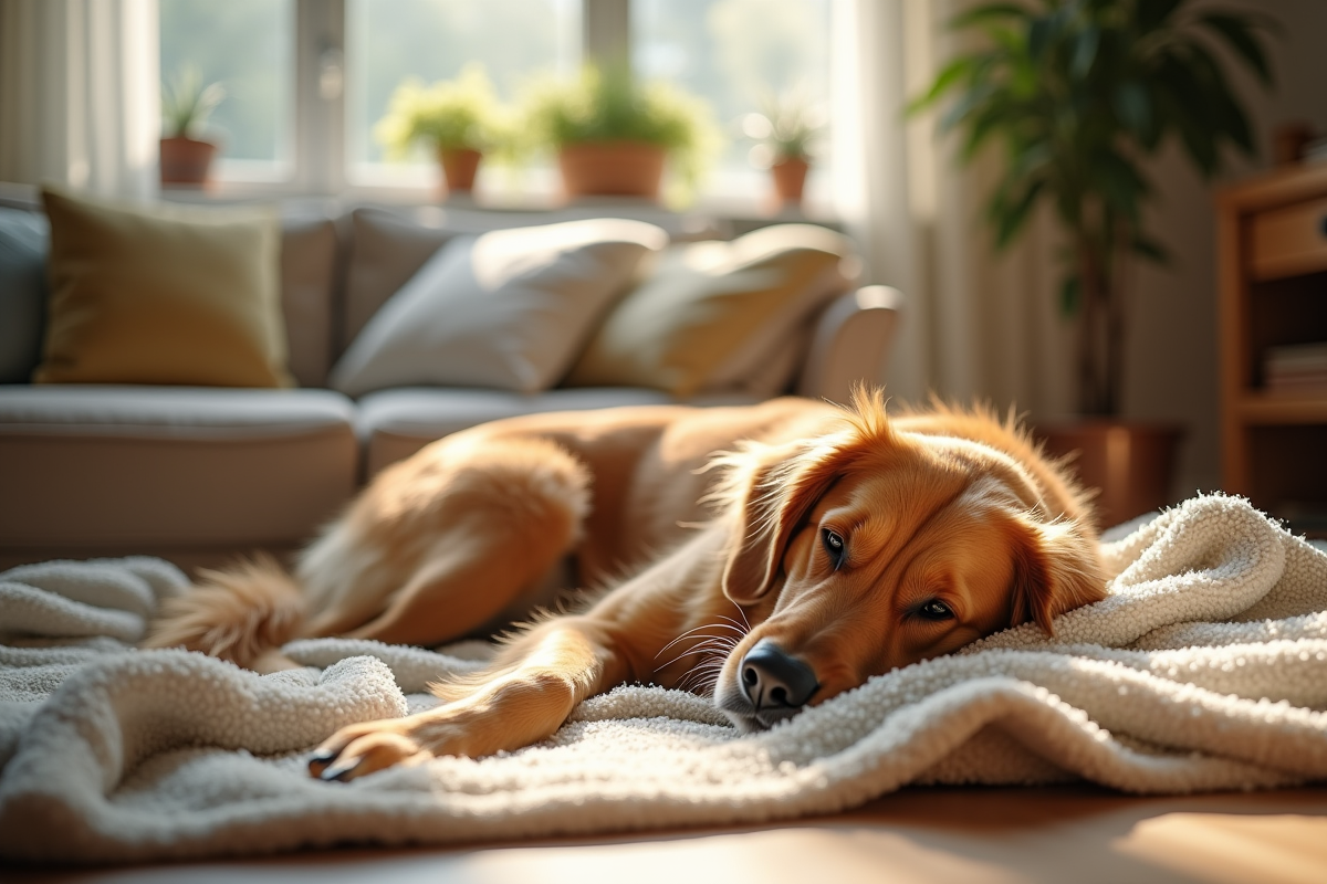 L’odeur caractéristique d’un chien en phase terminale de vie