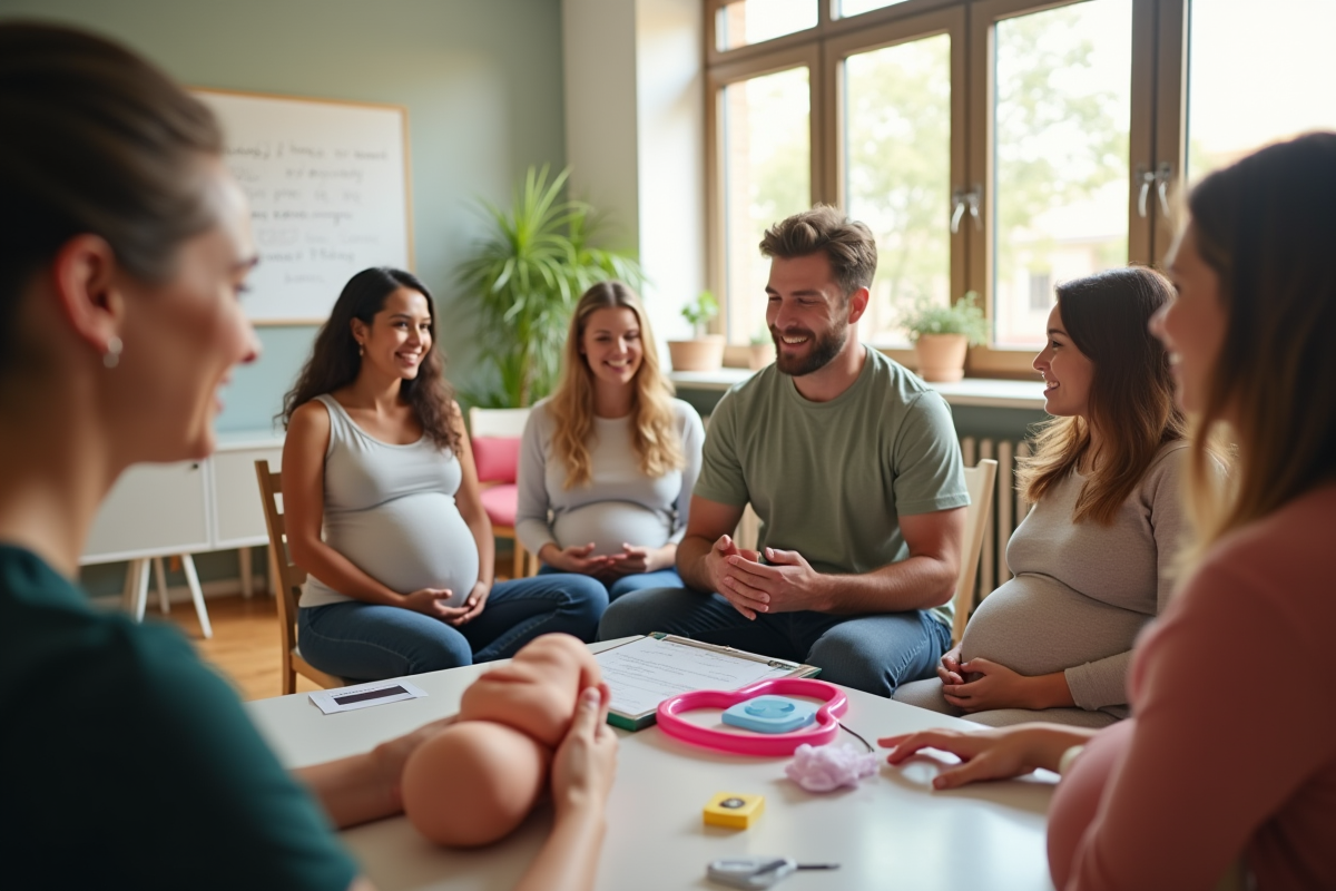 Début idéal des cours de préparation à la naissance : conseils et timing